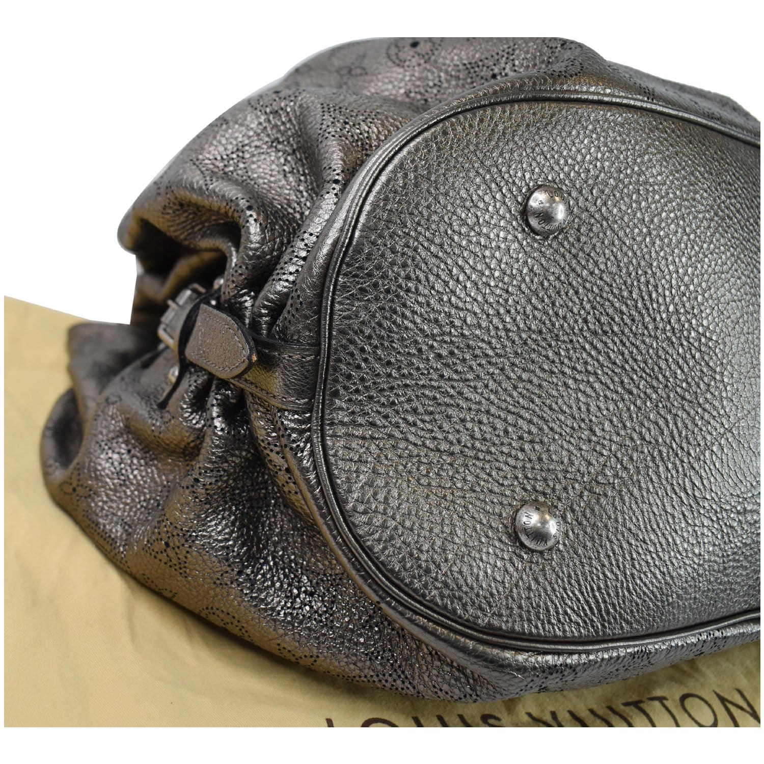 Louis Vuitton, Bags, Louis Vuitton Mahina Xl M95764 Womens Handbag Bronze