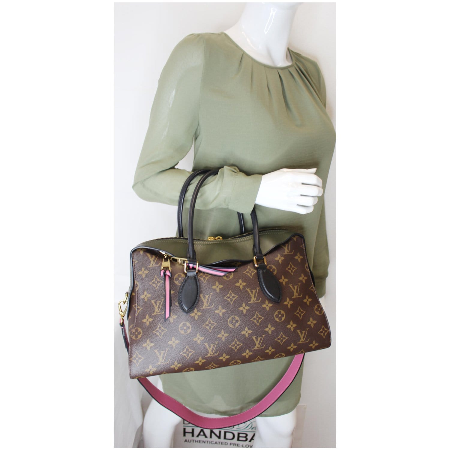 Louis Vuitton - Authenticated Favorite Handbag - Cloth Brown for Women, Very Good Condition