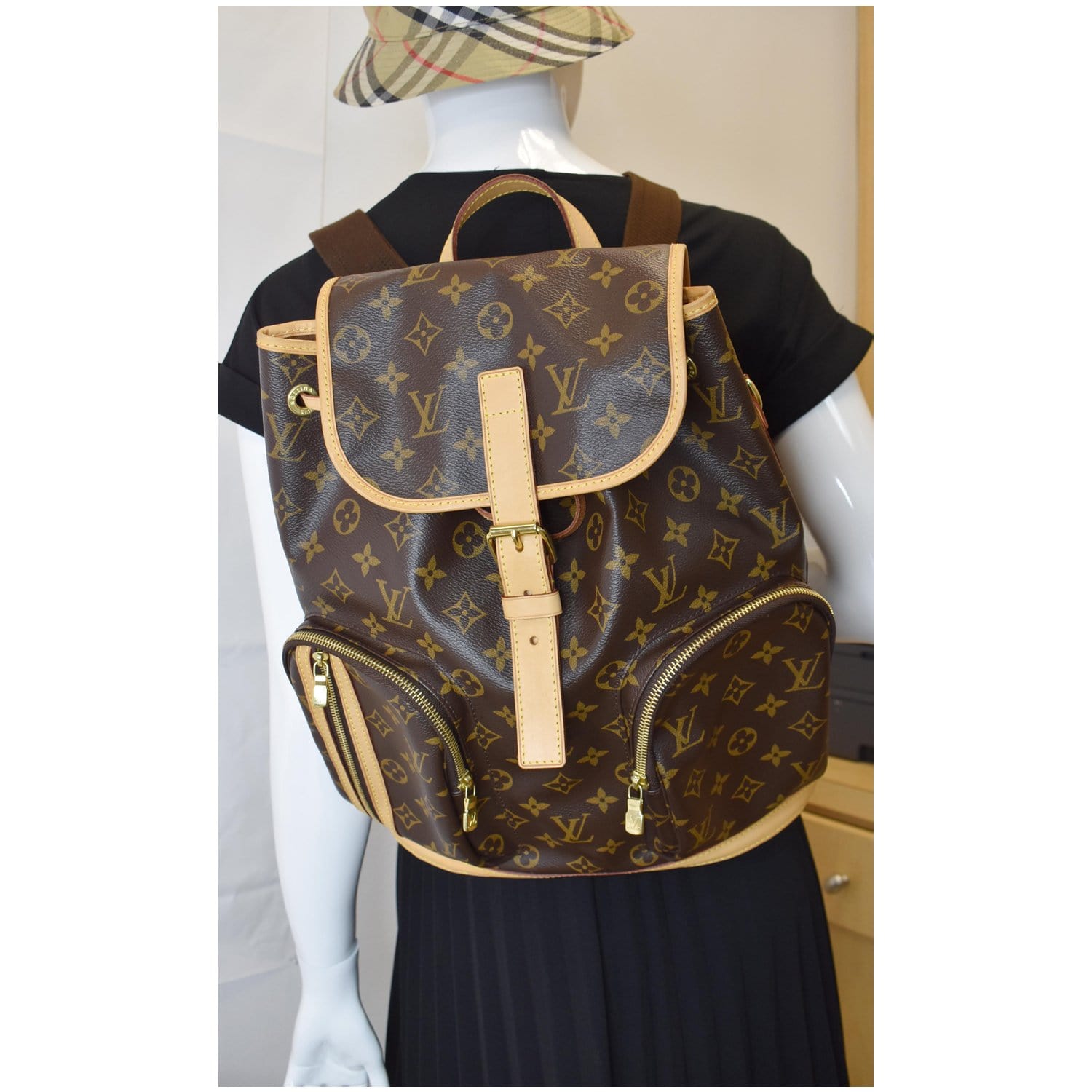 Only 798.00 usd for LOUIS VUITTON Sac A Dos Bosphore Monogram Canvas  Backpack Bag Brown Online at the Shop