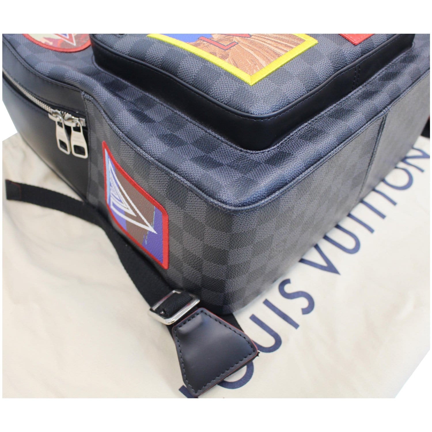 Louis Vuitton District NM Messenger Bag Alps Patches Damier