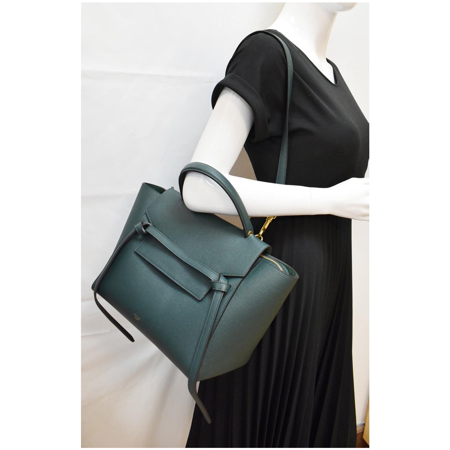 Women's Nano Belt Bag In Grained Calfskin, CELINE