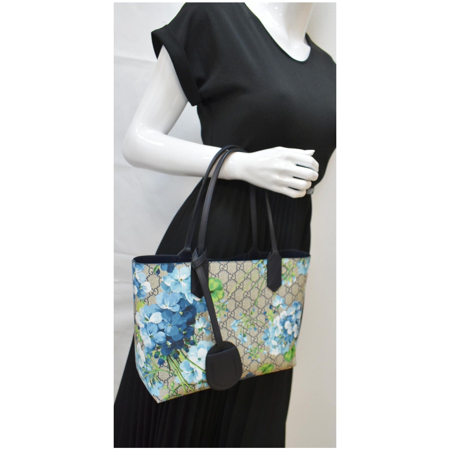 Reversible Large Tote | Online Gift Shop Turquoise/Gold / 18x11