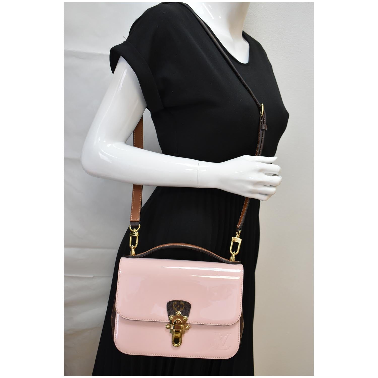 Louis Vuitton Rose Ballerine Vernise and Monogram Cherrywood Bag - Yoogi's  Closet