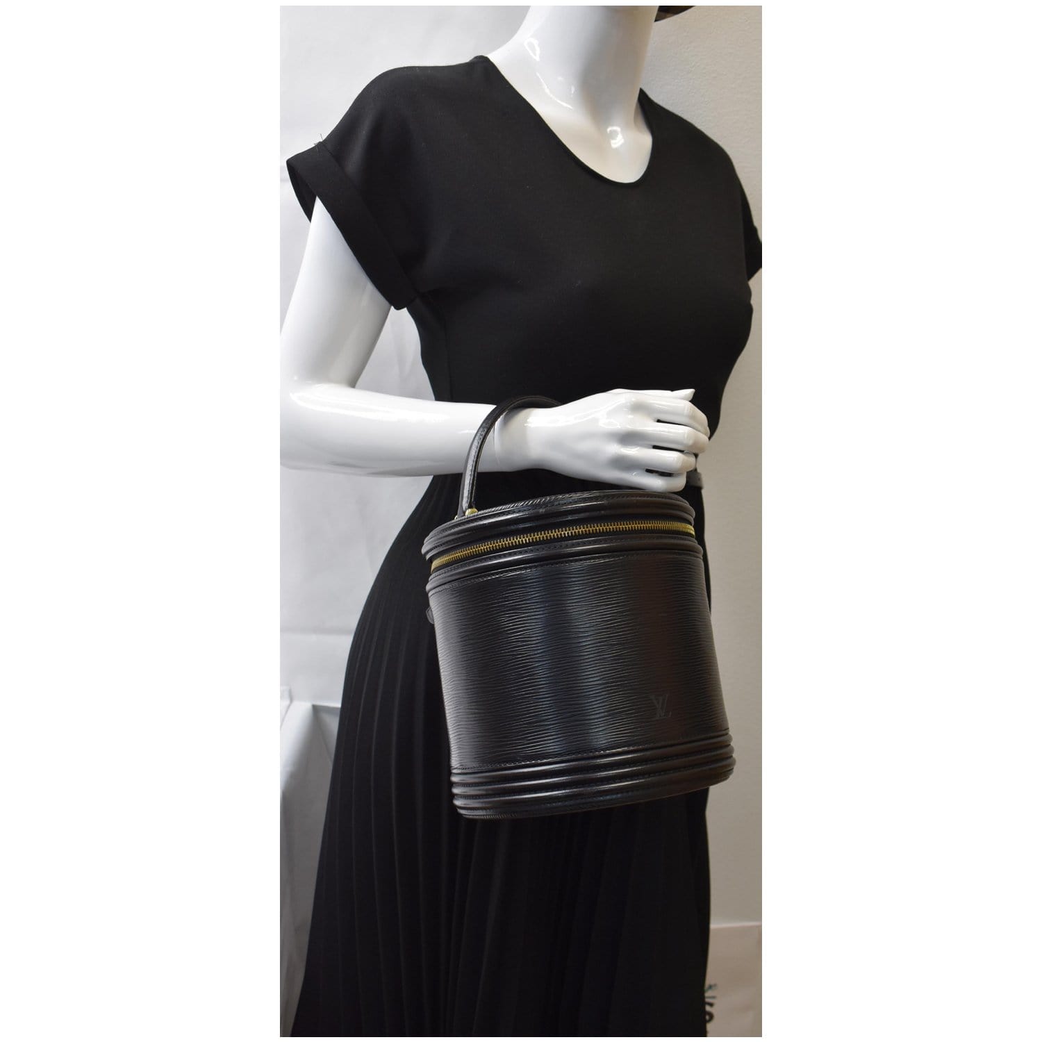 Louis Vuitton Black EPI Leather Cannes Bag