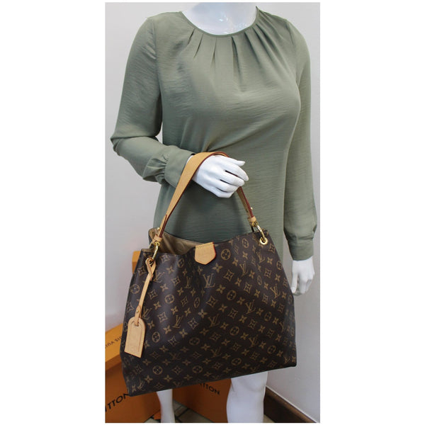 Louis Vuitton Graceful MM Monogram Canvas hand Bag