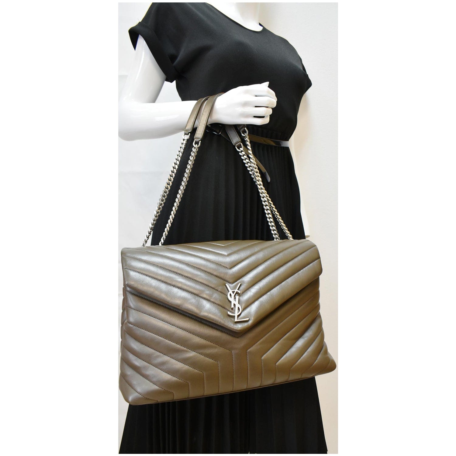 Saint Laurent Medium Loulou Matelasse Leather Shoulder Bag