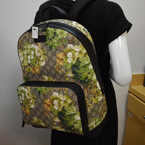 GUCCI Blooms GG Supreme Monogram Backpack Beige | DDH