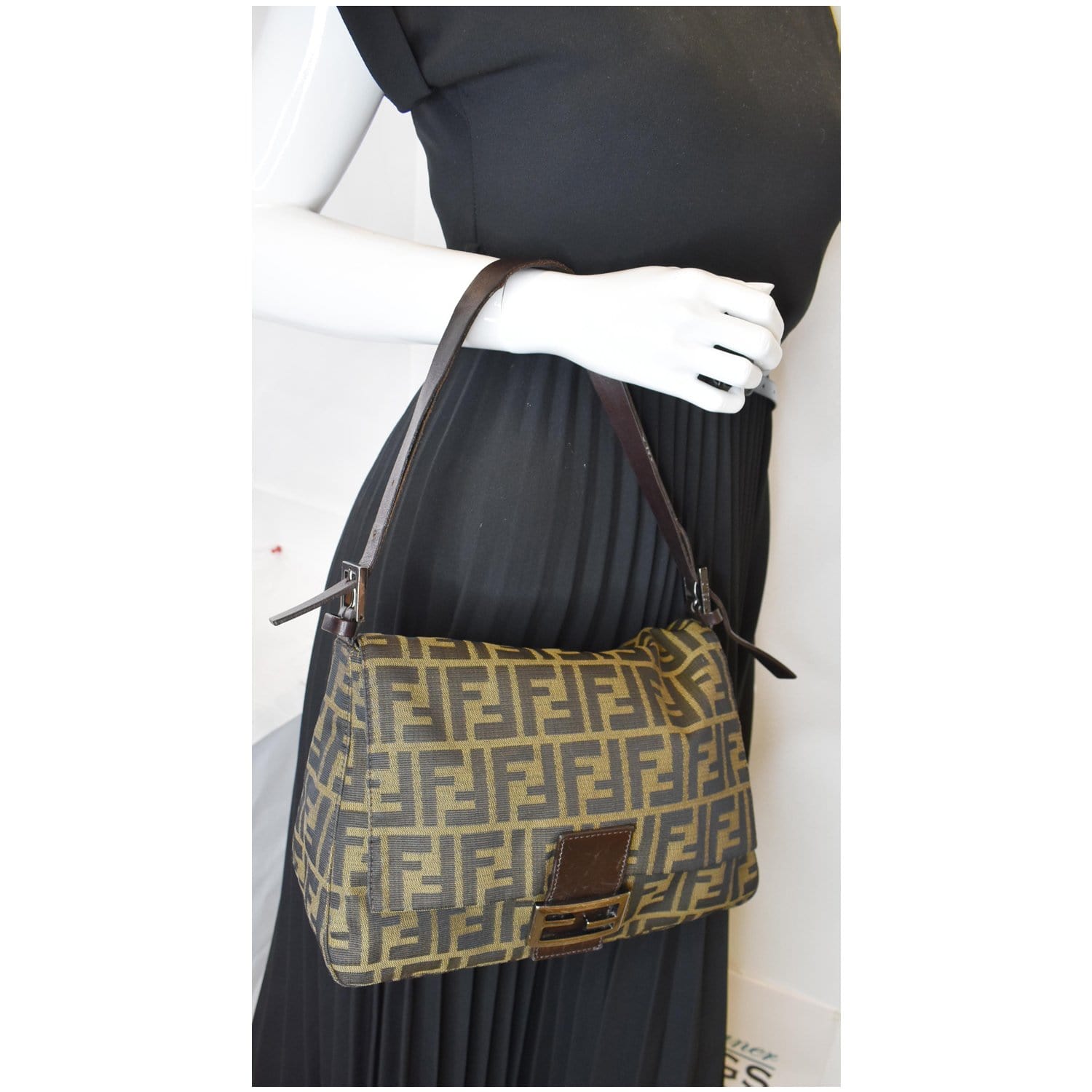 FENDI CANVAS BAGUETTE MAMA  Fashion, Vintage designer bags, Fendi