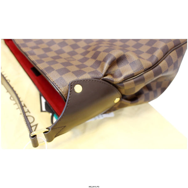 LOUIS VUITTON Reggia Damier Ebene Shoulder Bag Brown-US