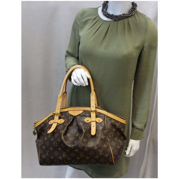 Louis Vuitton Tivoli PM Monogram Shoulder Satchel Bag for women