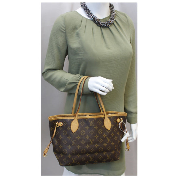 LOUIS VUITTON Neverfull PM Monogram Canvas Tote Bag-US