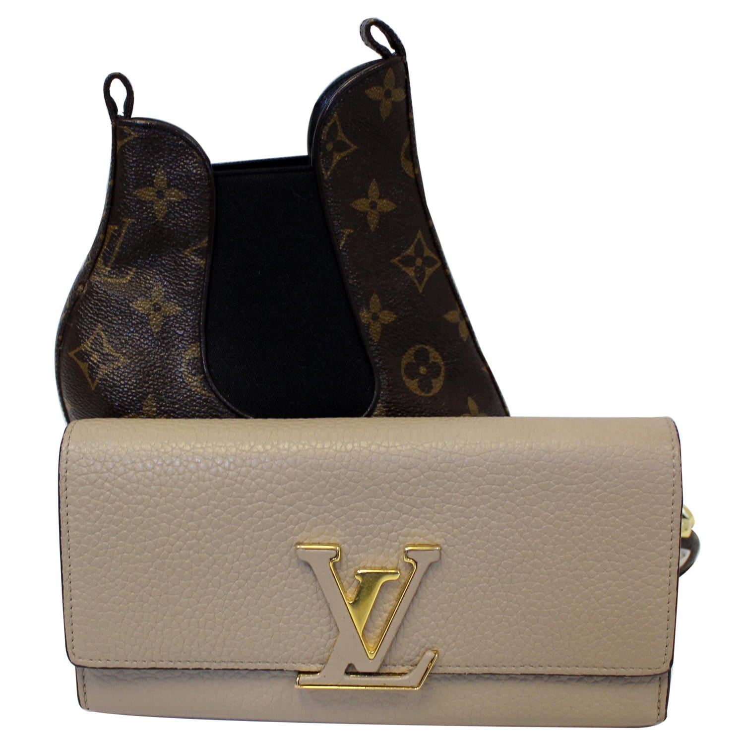 Louis Vuitton Portefeuille Capucines Magnolia Taurillon Leather Wallet 2019