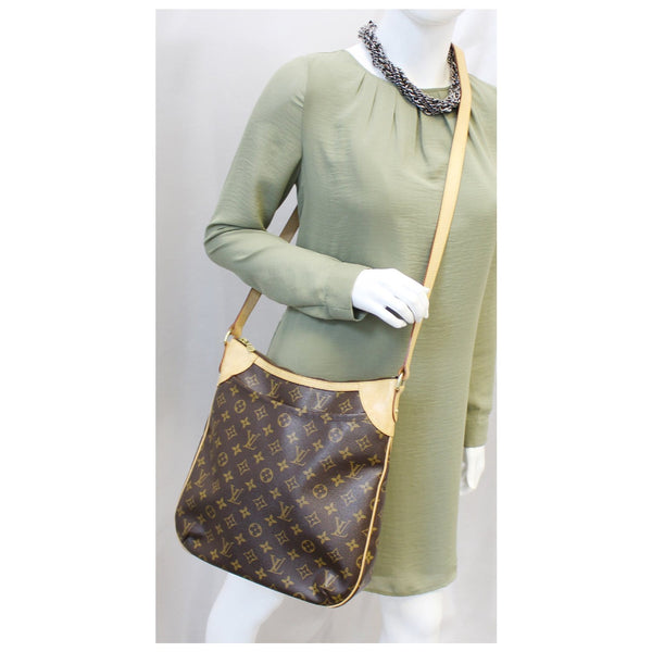 LOUIS VUITTON Odeon MM Monogram Canvas Shoulder Bag