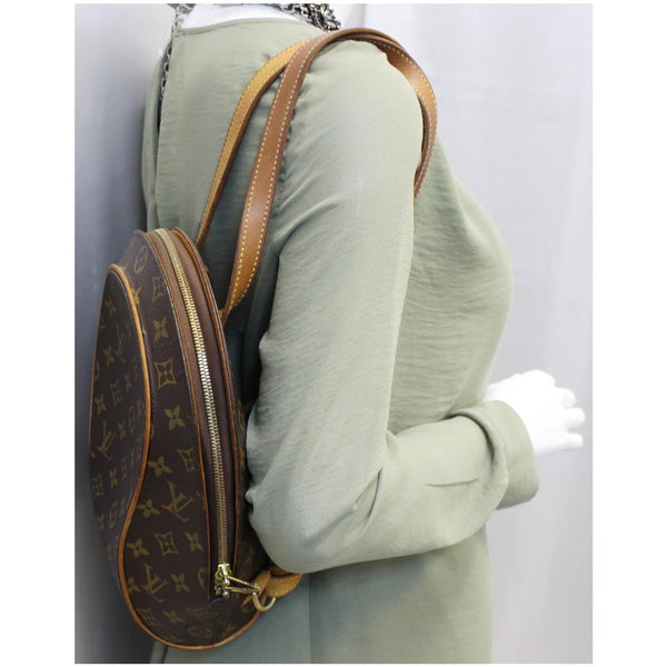 LOUIS VUITTON Ellipse Sac A Dos Monogram Canvas Backpack Bag Brown