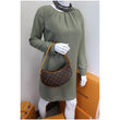 Croissant handbag Louis Vuitton Brown in Plastic - 31536689