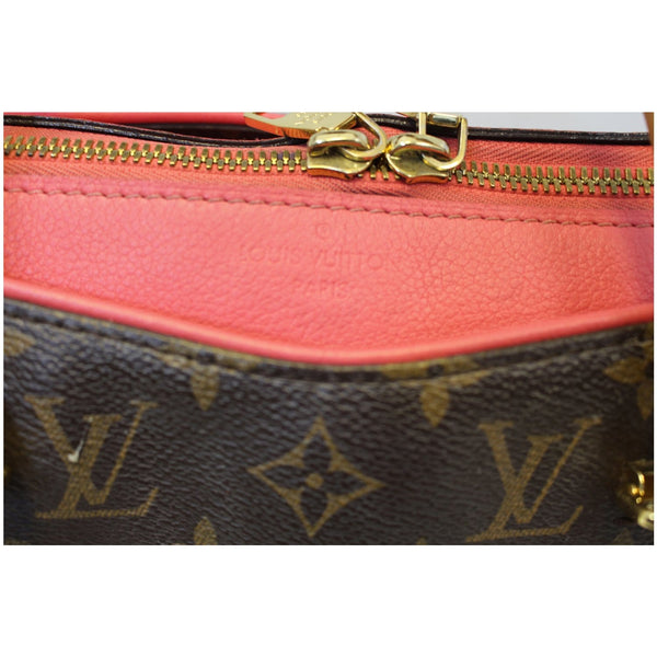 LOUIS VUITTON Pallas Monogram Canvas Shoulder Handbag