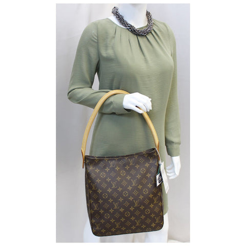 LOUIS VUITTON Monogram Canvas Looping GM Shoulder Bag-US