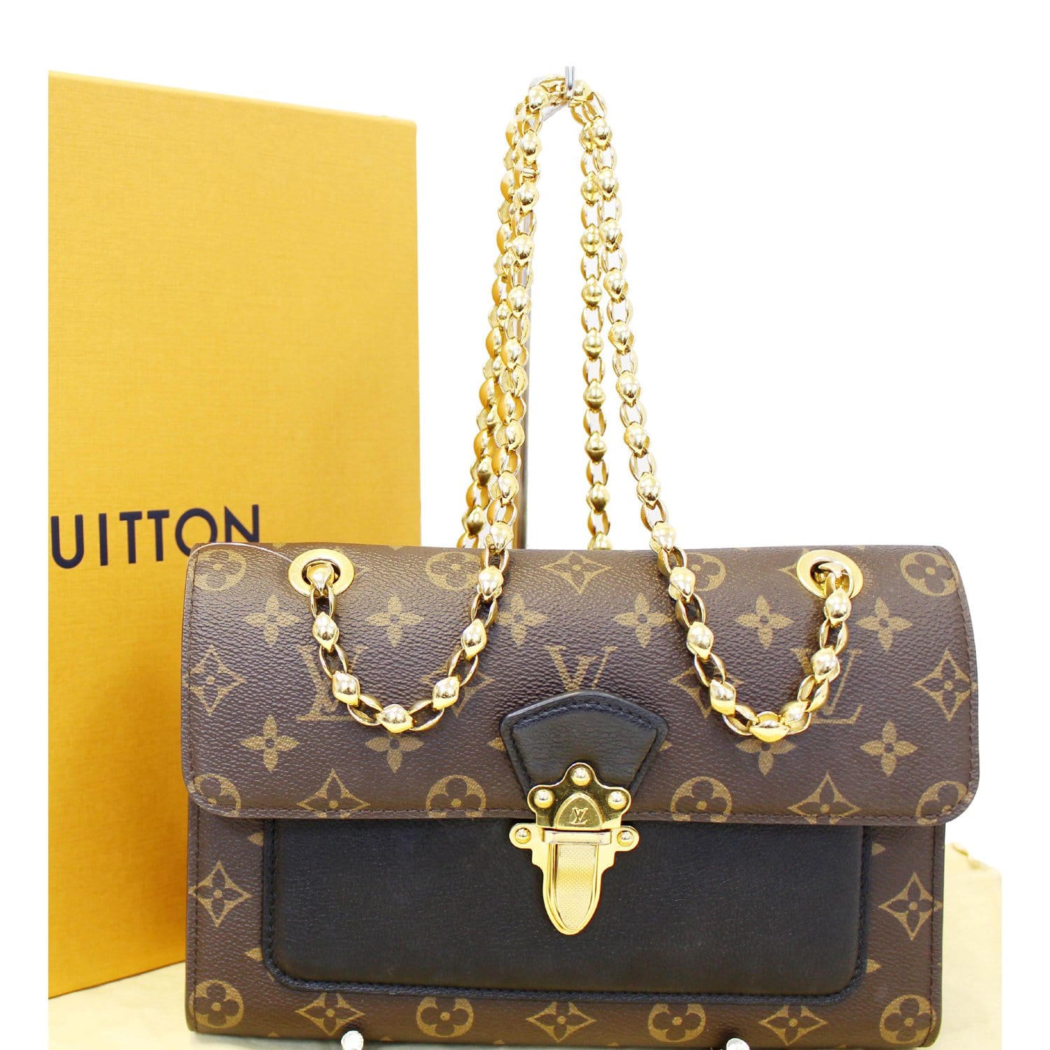 Louis Vuitton Monogram Victoire Shoulder Chain Bag