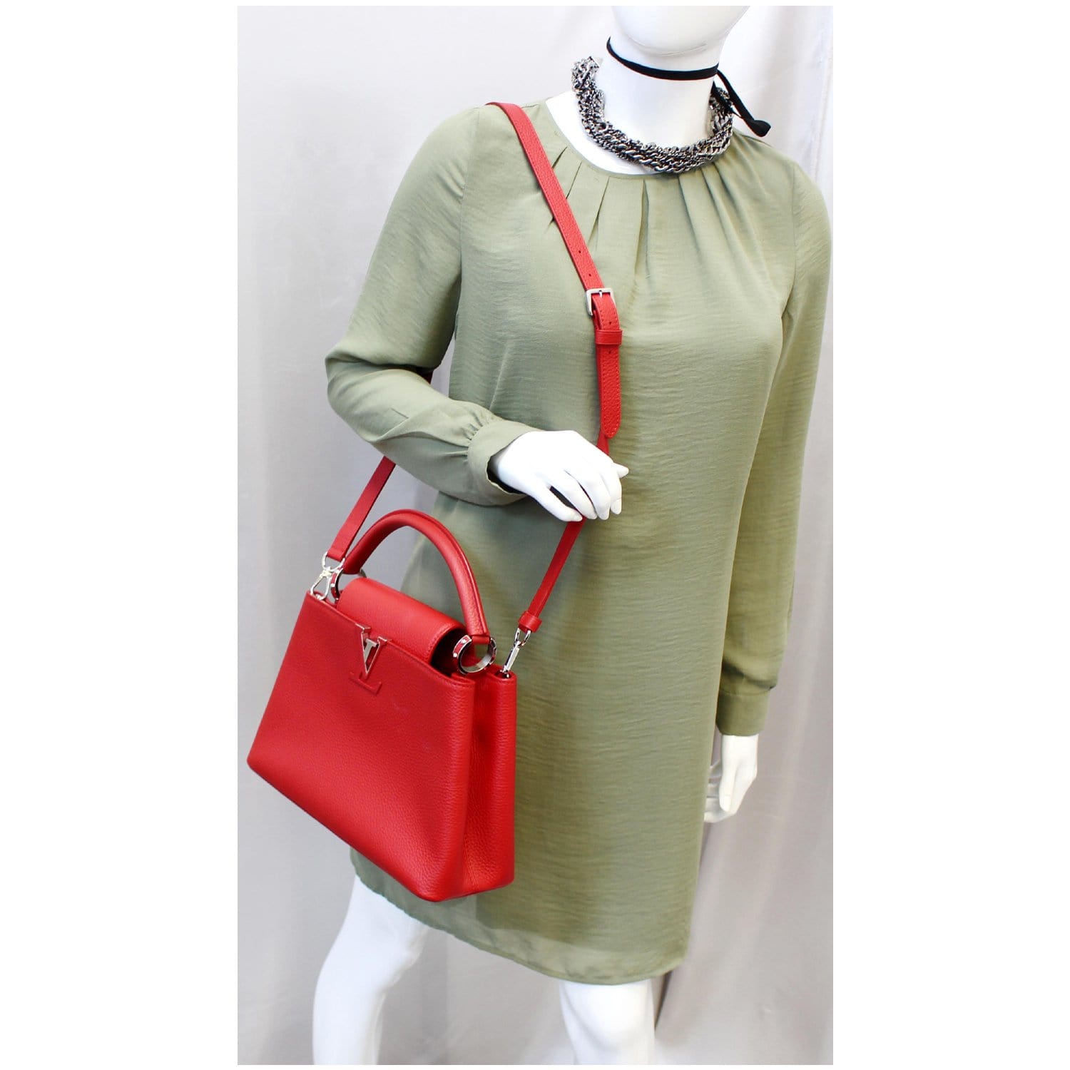 Louis Vuitton Scarlet Mini Capucines Handbag – TBC Consignment