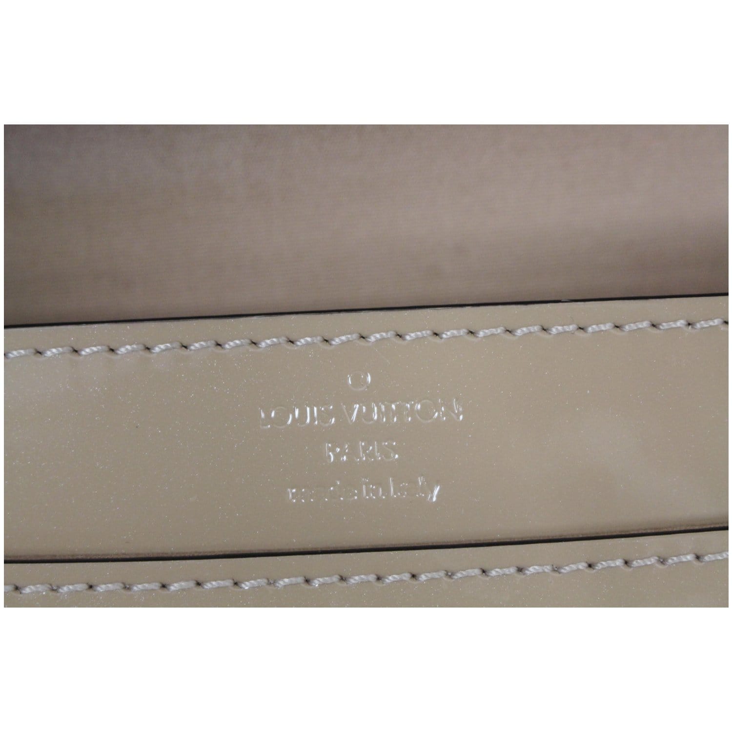 Louis Vuitton, Bags, Louis Vutton Patent Leather Nude Metallic Clutch