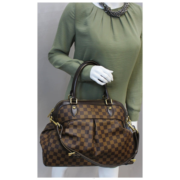 LOUIS VUITTON Trevi GM Damier Ebene 2way Shoulder Handbag-US