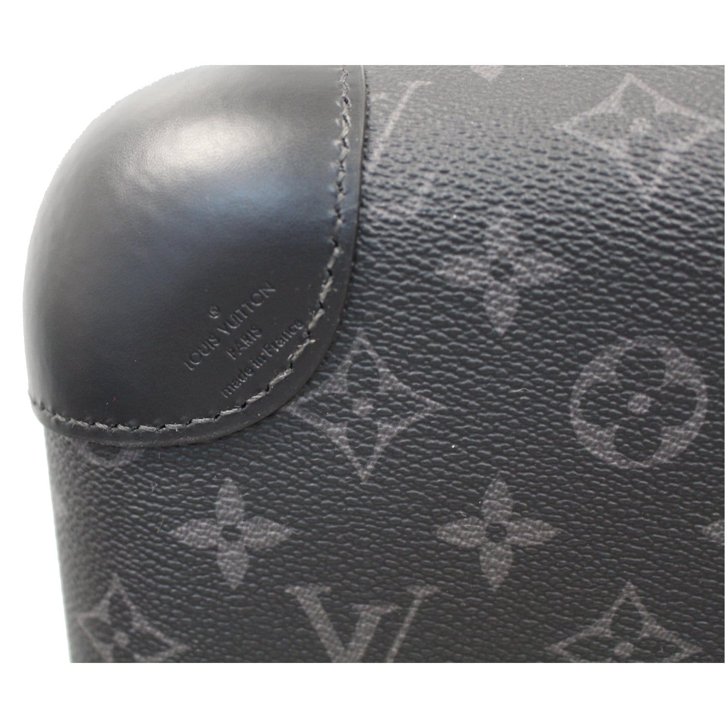 Louis Vuitton's new Horizon Clutch is made from Monogram Eclipse canvas