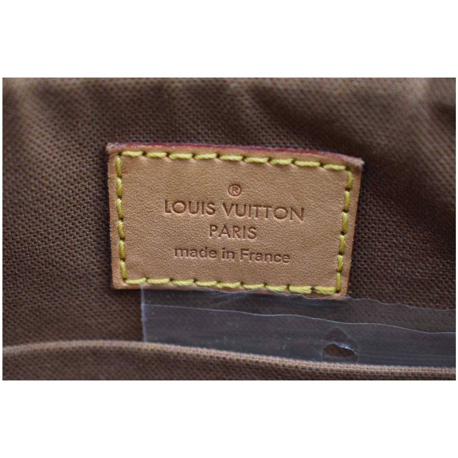 Louis Vuitton Brown Monogram Tulum GM Leather Cloth ref.129981 - Joli Closet