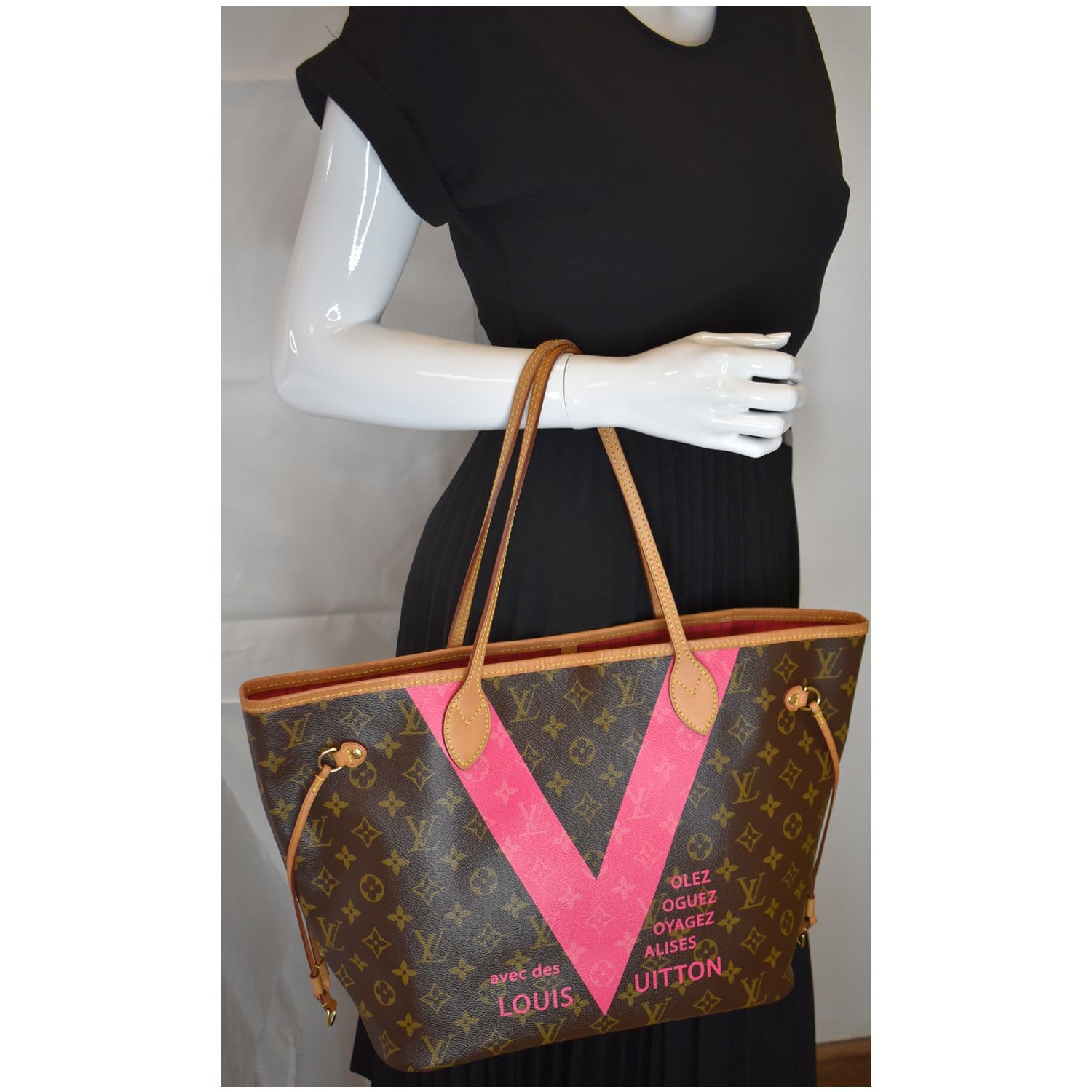 Authentic Louis Vuitton Hand Painted Neverfull MM