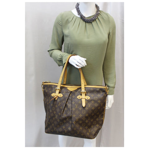 LOUIS VUITTON Palermo GM Monogram Canvas Tote Shoulder Bag-US