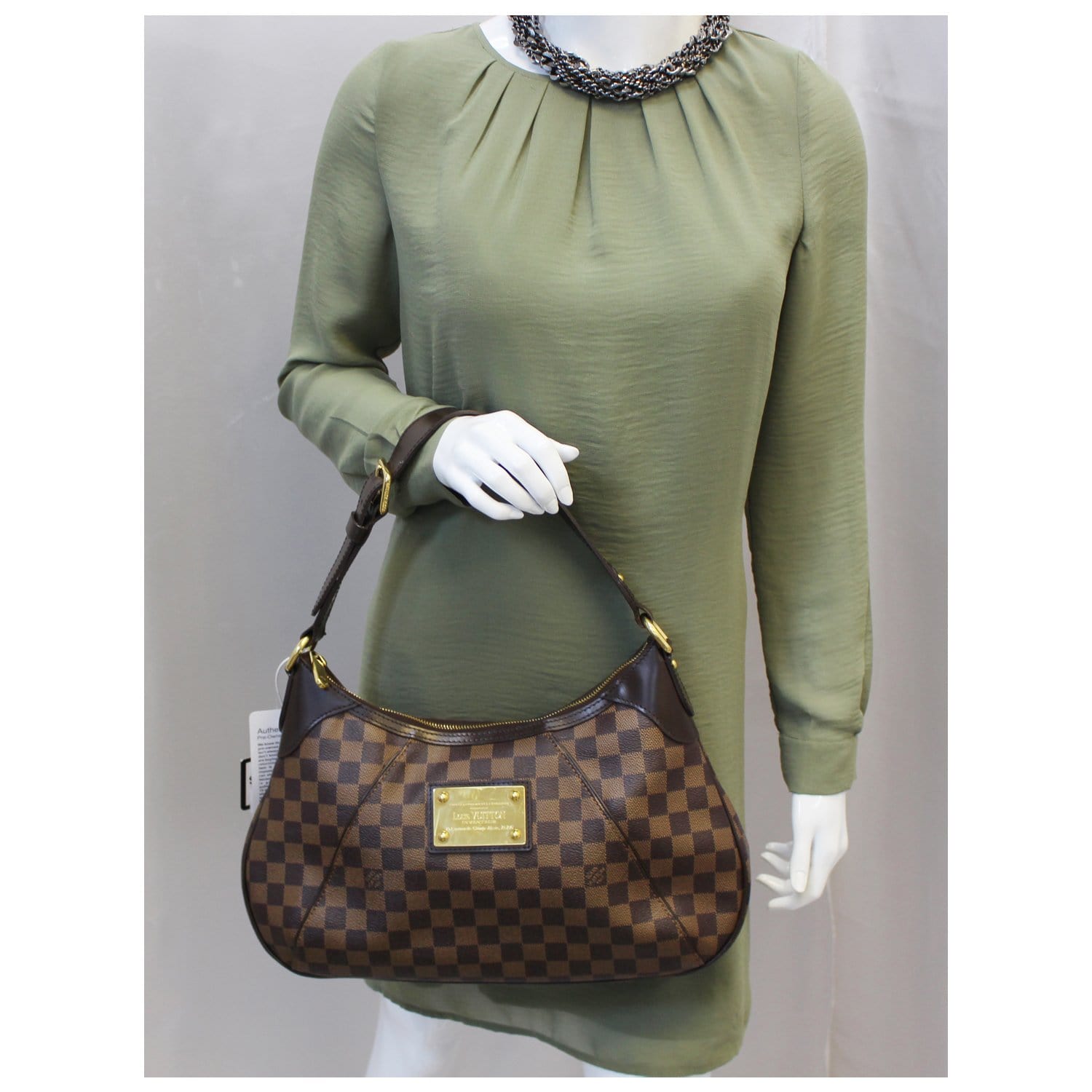 Louis Vuitton Thames Handbag Damier GM Brown