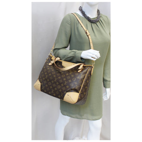 LOUIS VUITTON Estrela MM Monogram Canvas Shoulder Bag-US