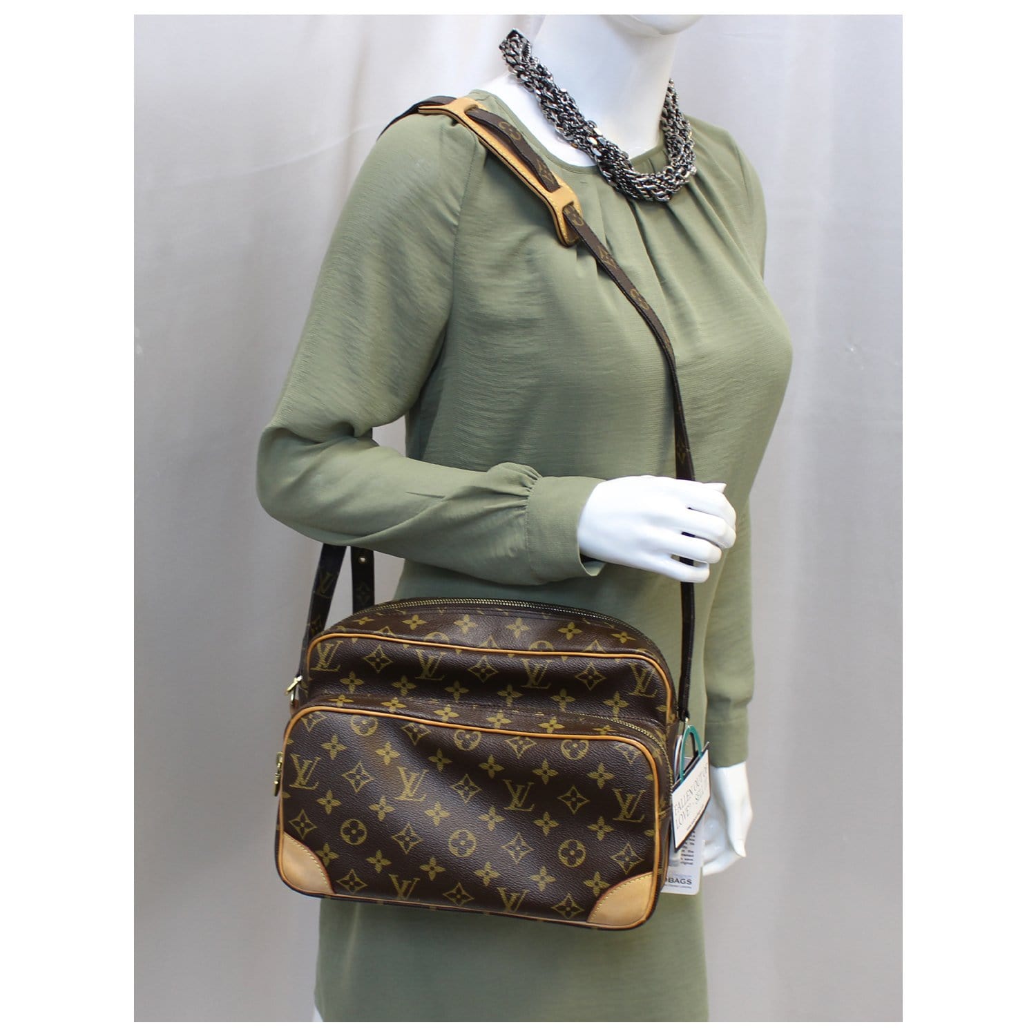 Louis Vuitton, Bags, Authentic Louis Vuitton Crossbody Bag Nile Monogram  Used Lv Handbag Vintage