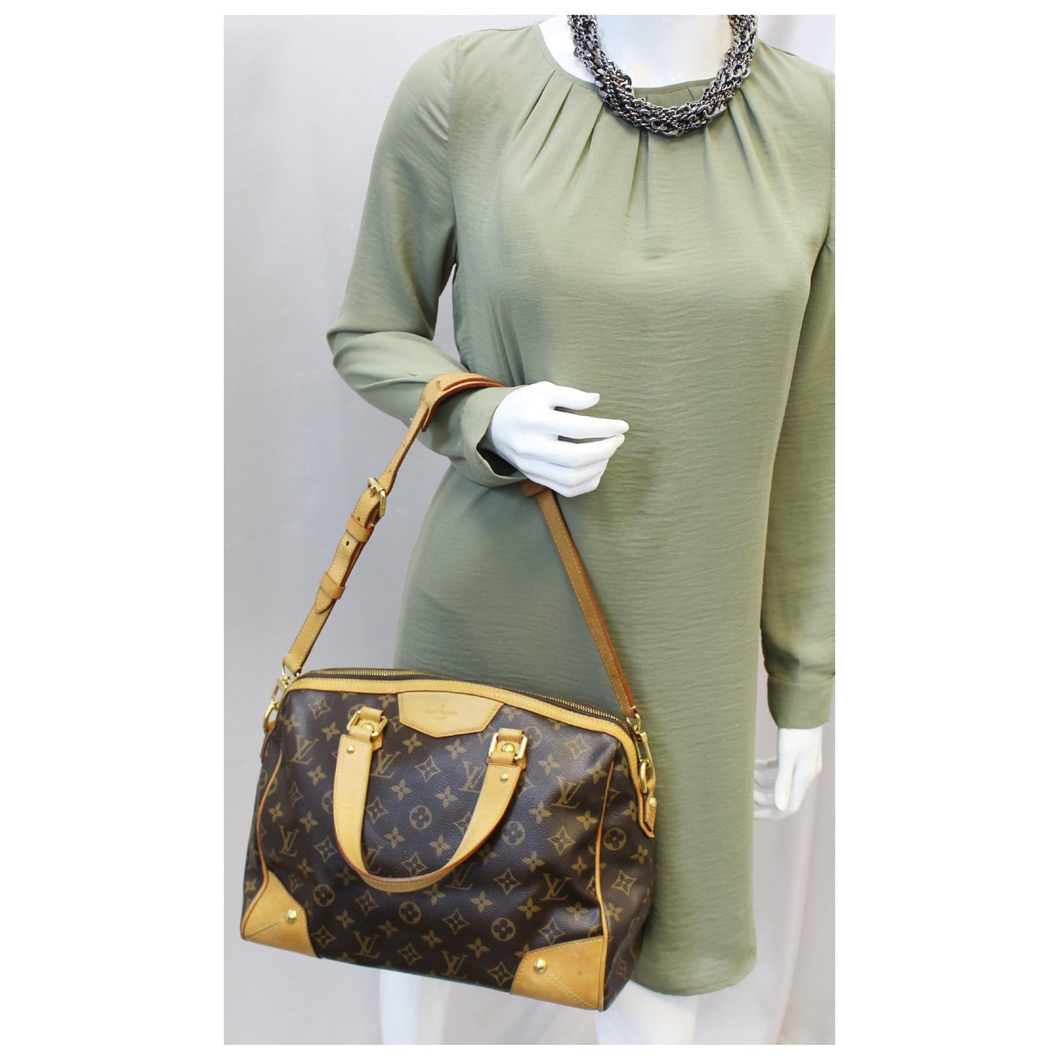 Louis Vuitton Monogram Retiro GM w/ Strap - Brown Handle Bags, Handbags -  LOU804712