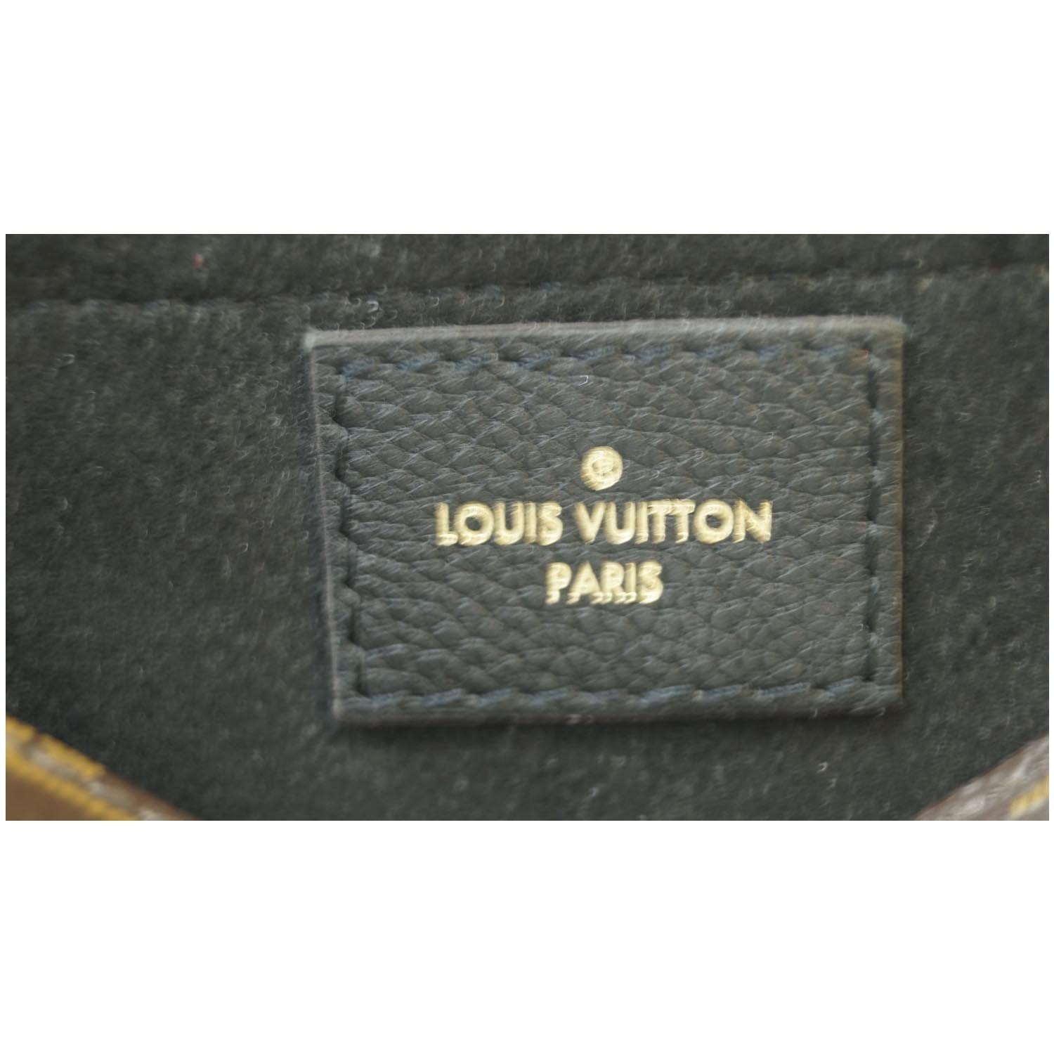 Marignan cloth handbag Louis Vuitton Brown in Cloth - 25719545
