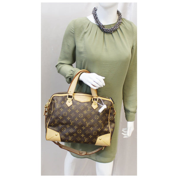 LOUIS VUITTON Retiro PM Monogram Canvas Shoulder Bag Brown-US