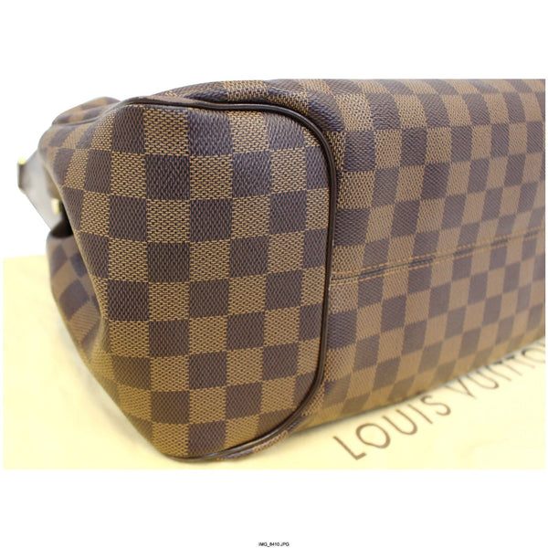 LOUIS VUITTON Reggia Damier Ebene Shoulder Bag Brown-US