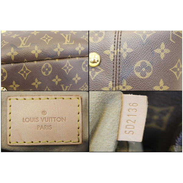 LOUIS VUITTON Artsy MM Monogram Canvas Shoulder Bag Brown-US