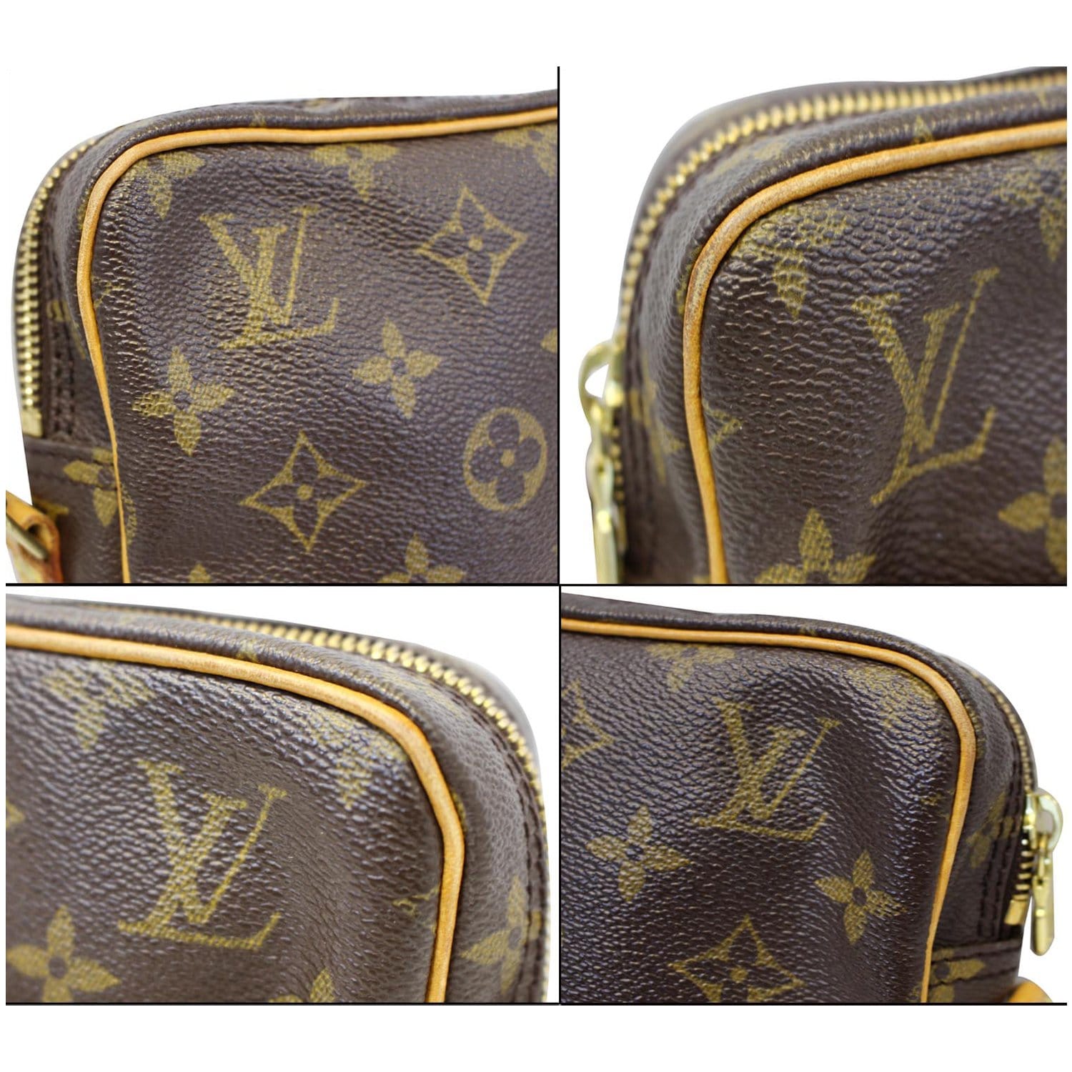 Danube leather handbag Louis Vuitton Brown in Leather - 36769505
