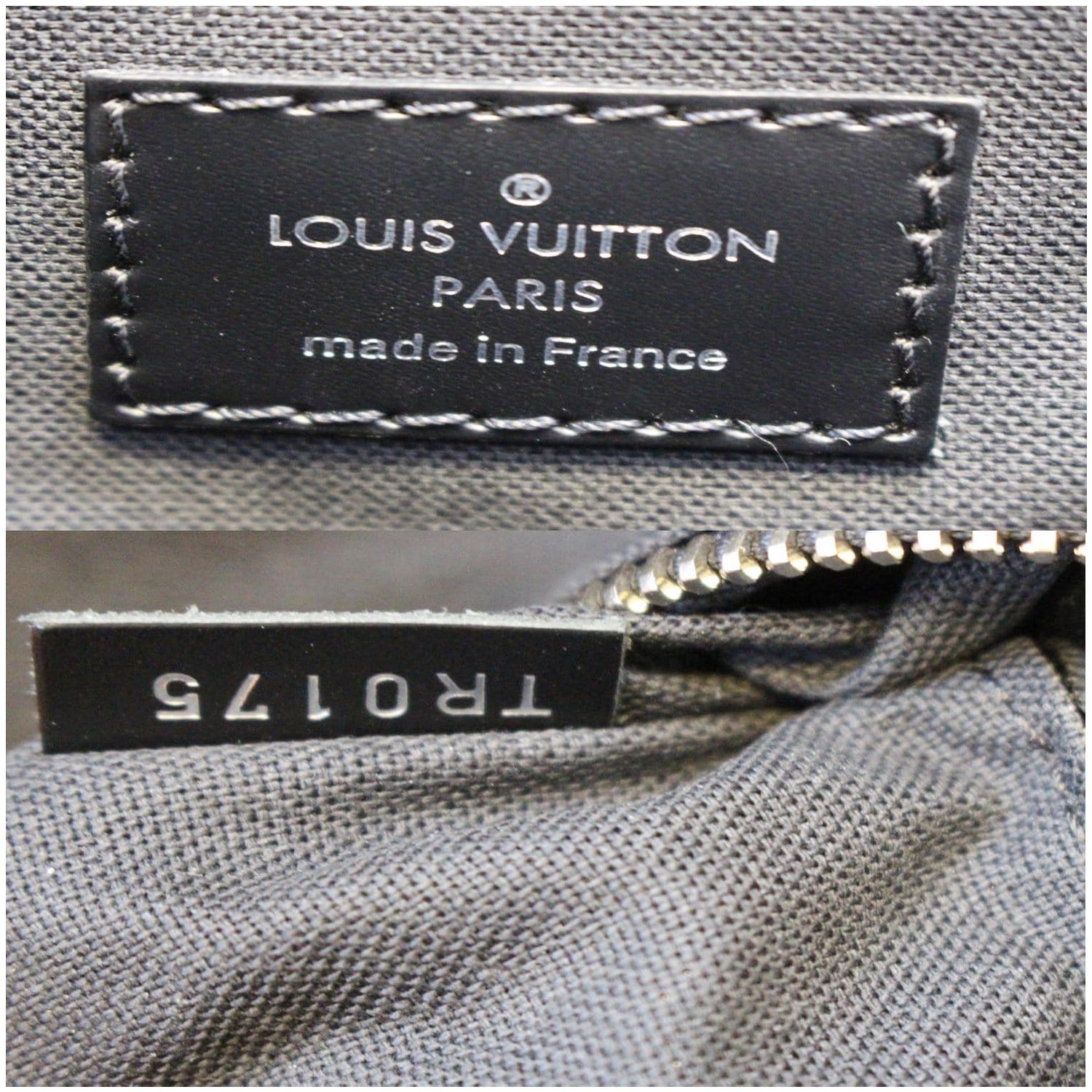 Louis Vuitton Christopher PM Damier Graphite Black Dark grey Leather  ref.280850 - Joli Closet