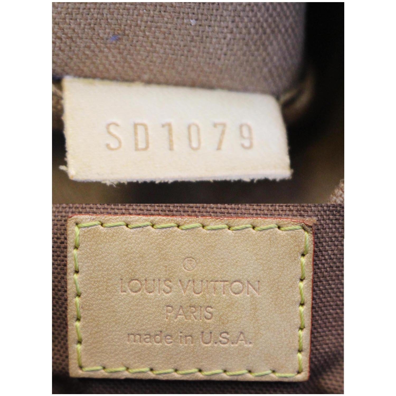 Tivoli leather handbag Louis Vuitton Brown in Leather - 35426999