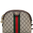 GUCCI Ophidia GG Supreme Canvas Small Shoulder Bag Beige 499621