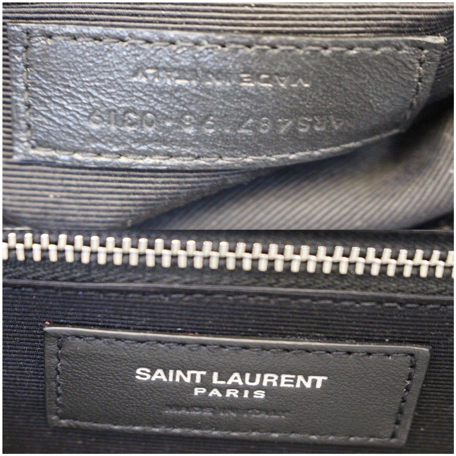 Saint Laurent Black Large Monogram Matelasse Niki Bag