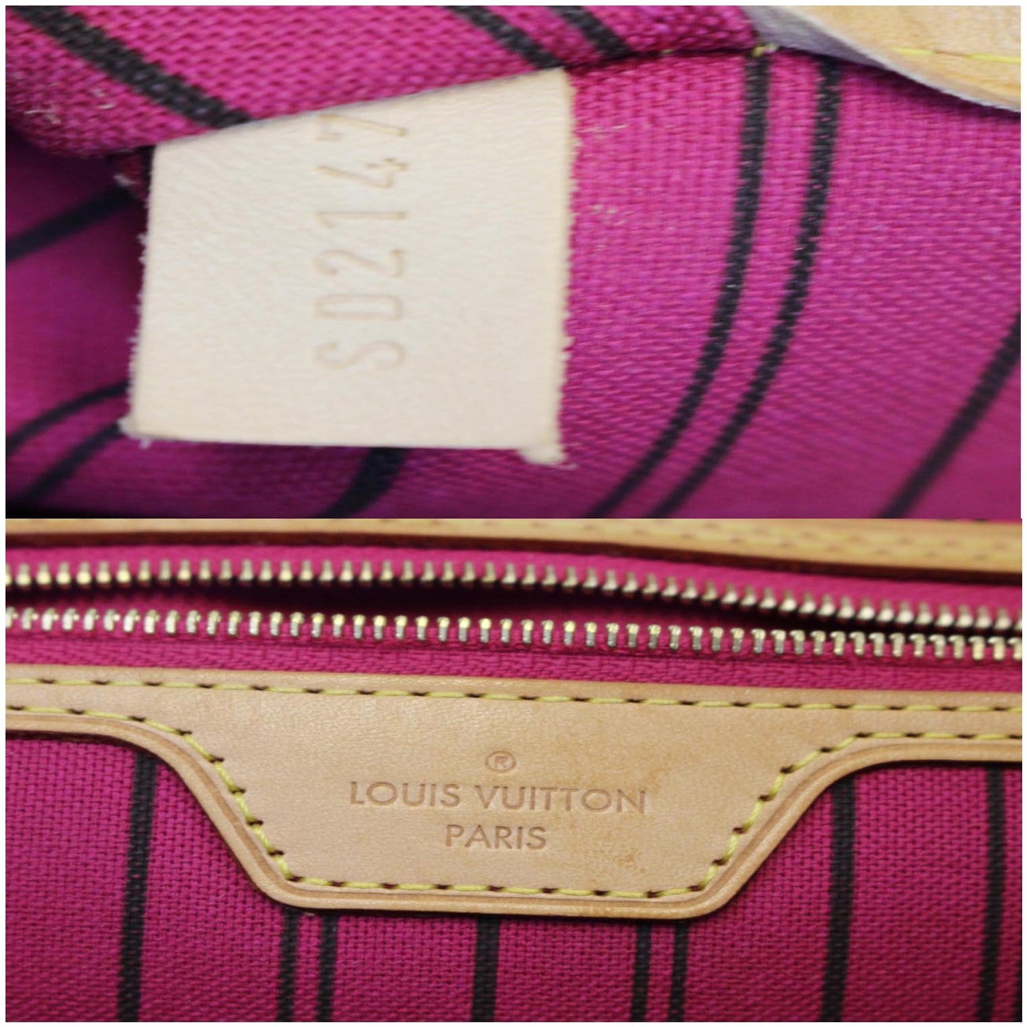 Louis Vuitton Neverfull Pochette Monogram Canvas Large Brown 2380871