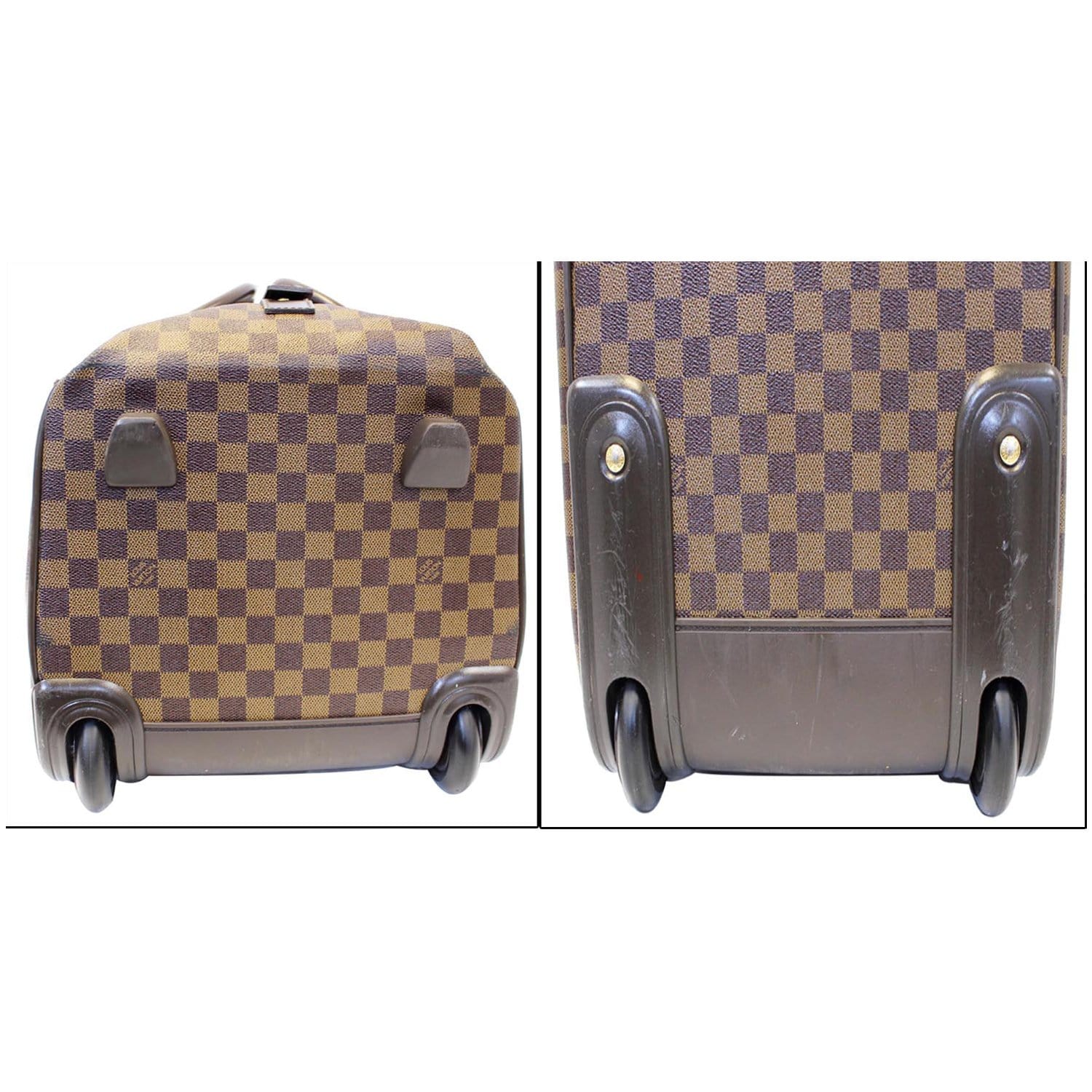 Louis Vuitton Damier Ebene Eole 50 Rolling Luggage Wheels Duffle  Convertible Leather ref.396140 - Joli Closet