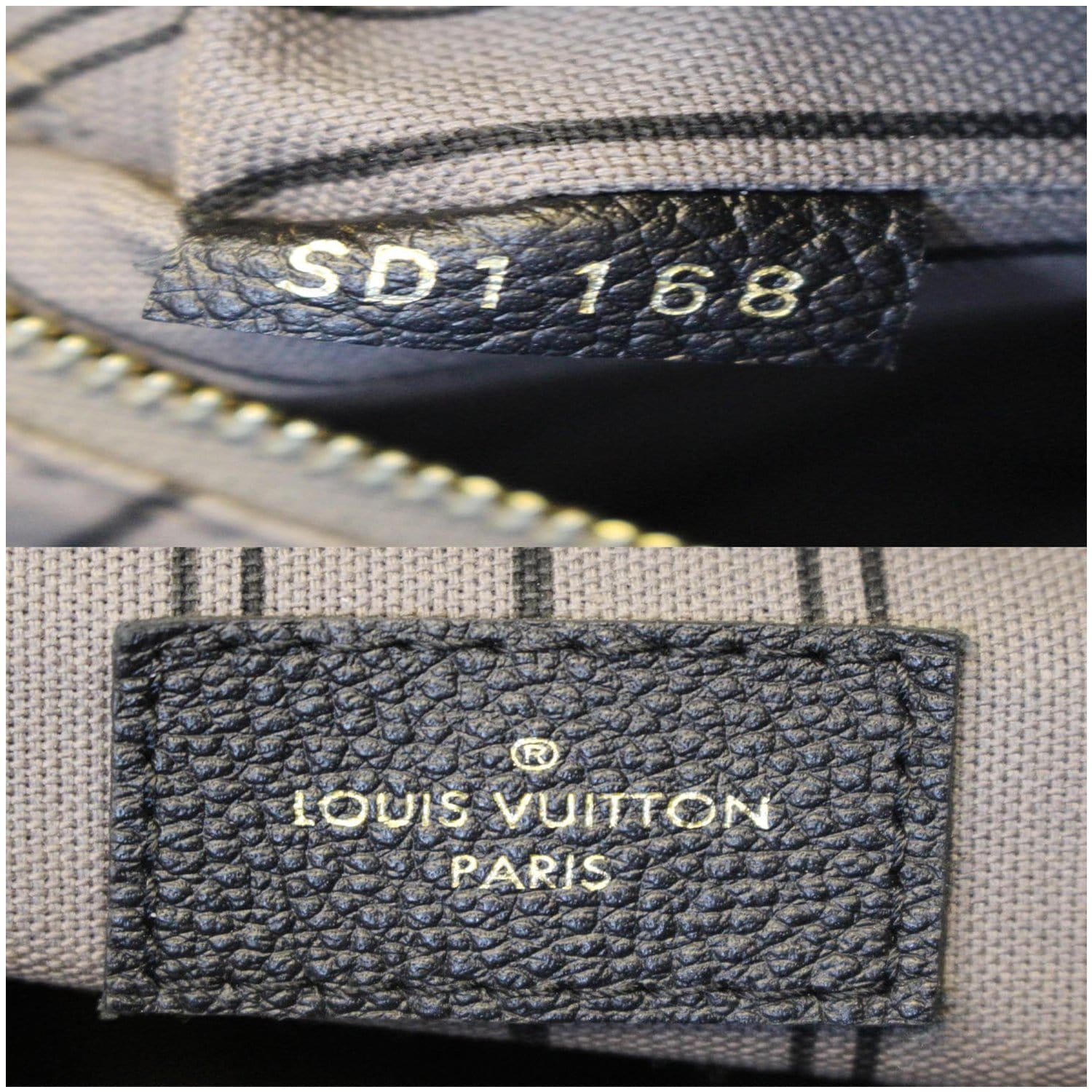 Louis Vuitton Artsy Navy Blue Empreinte Leather Shoulder Bag (1070699)