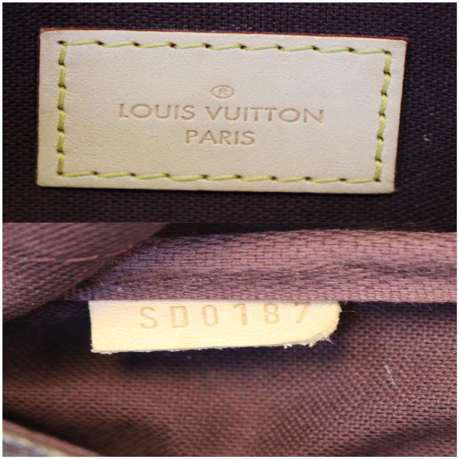 Crossbody cloth handbag Louis Vuitton Brown in Cloth - 25290235