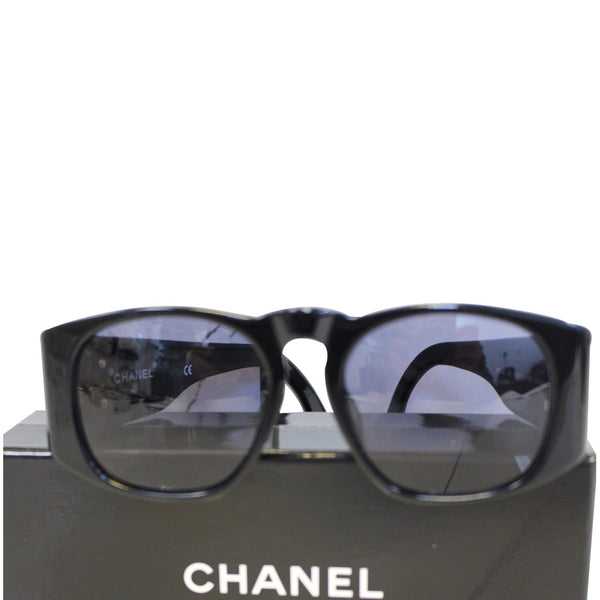 CHANEL Black Vintage Quilted Sunglasses 01450-US