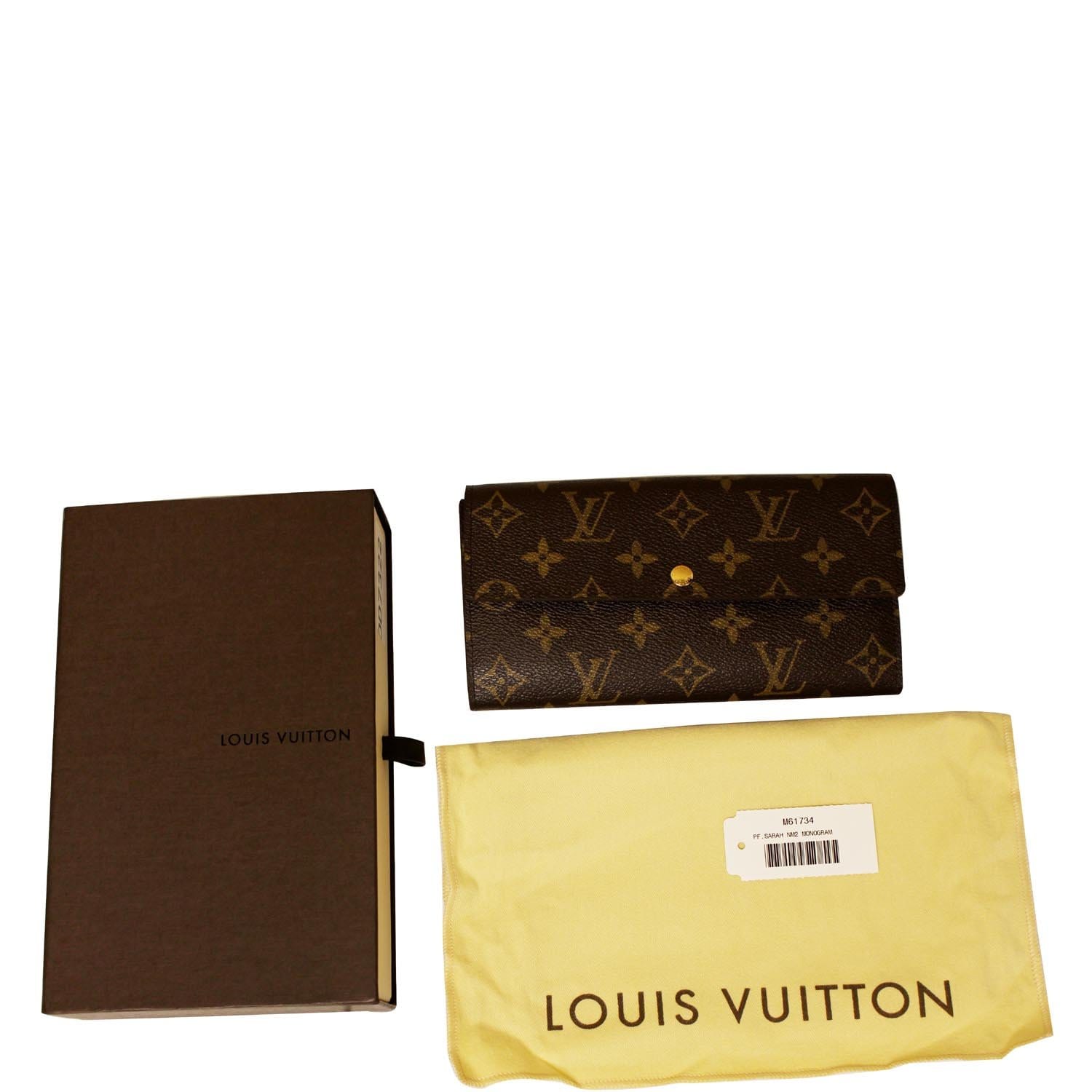 Louis Vuitton M61734 Monogram Canvas Purse - Brown