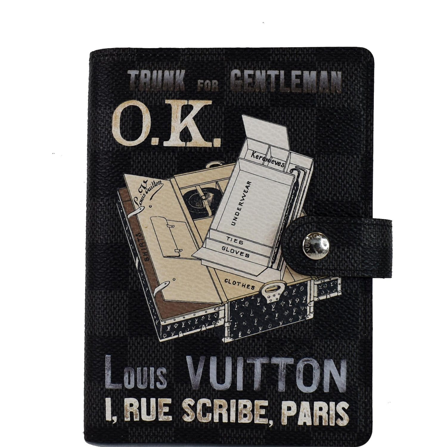 Louis Vuitton Ring Agenda Cover Damier PM