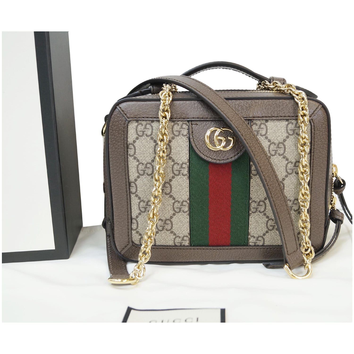 Gucci Ophidia Bag Mini GG Supreme Beige/Ebony